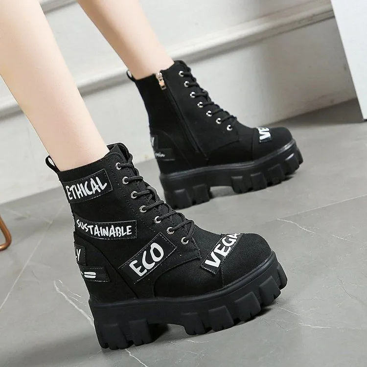 21 STATEMENT Vegan PU Boots