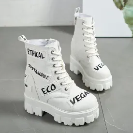 21 STATEMENT Vegan PU Boots