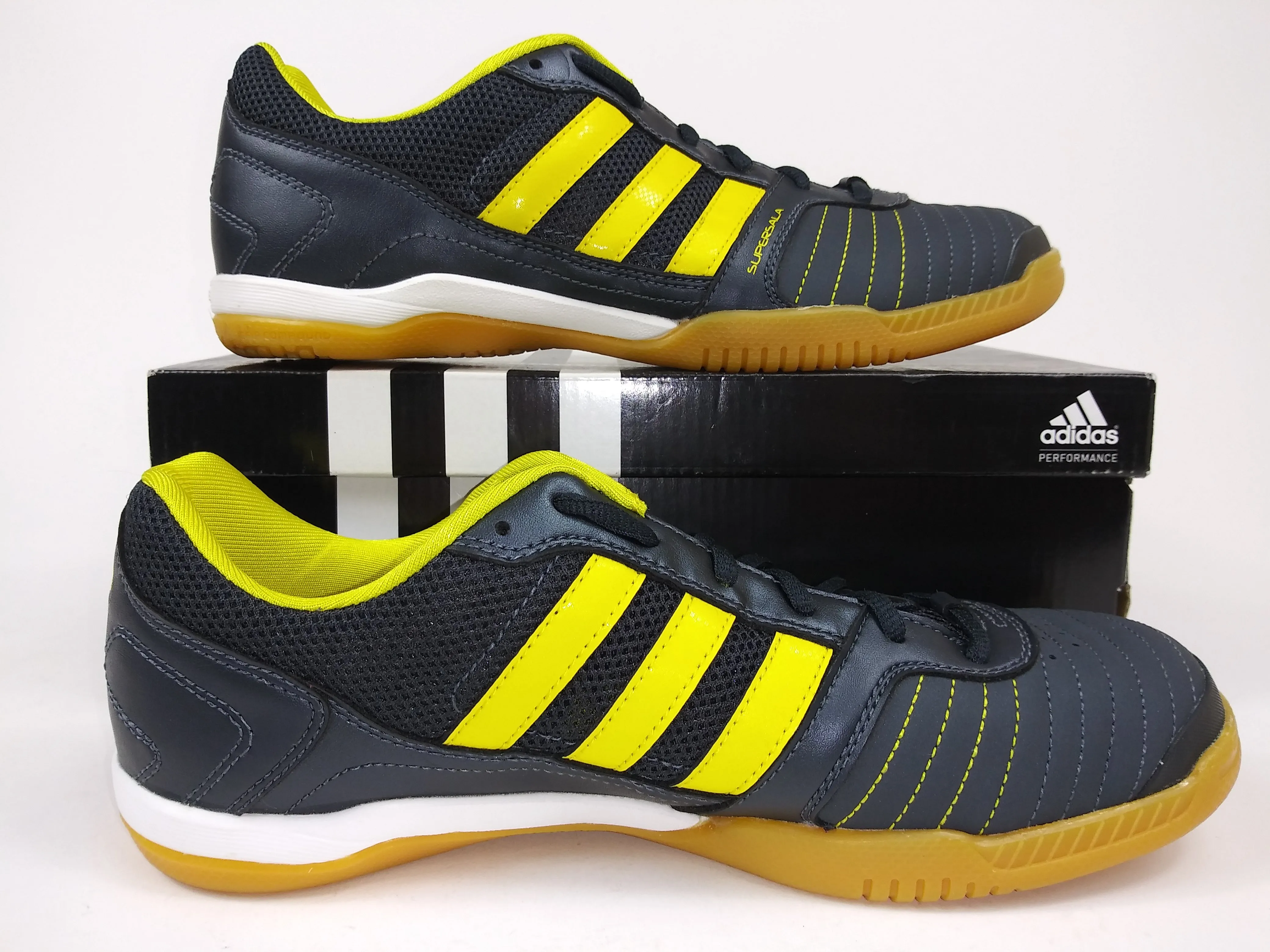 Adidas SuperSala IX Indoor Shoes Black Yellow