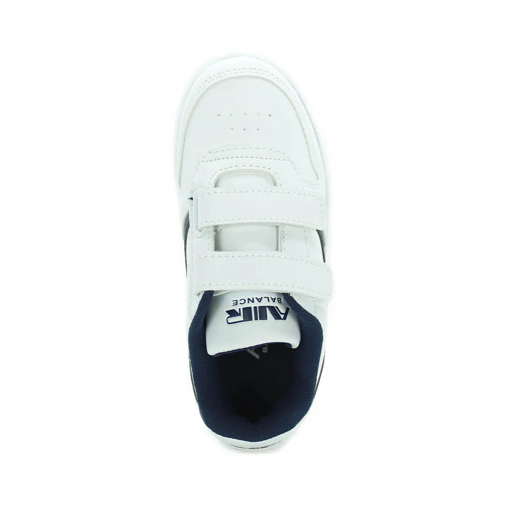 Air Balance Sneakers White Navy Toddlers Kids Boys - Kids Shoes