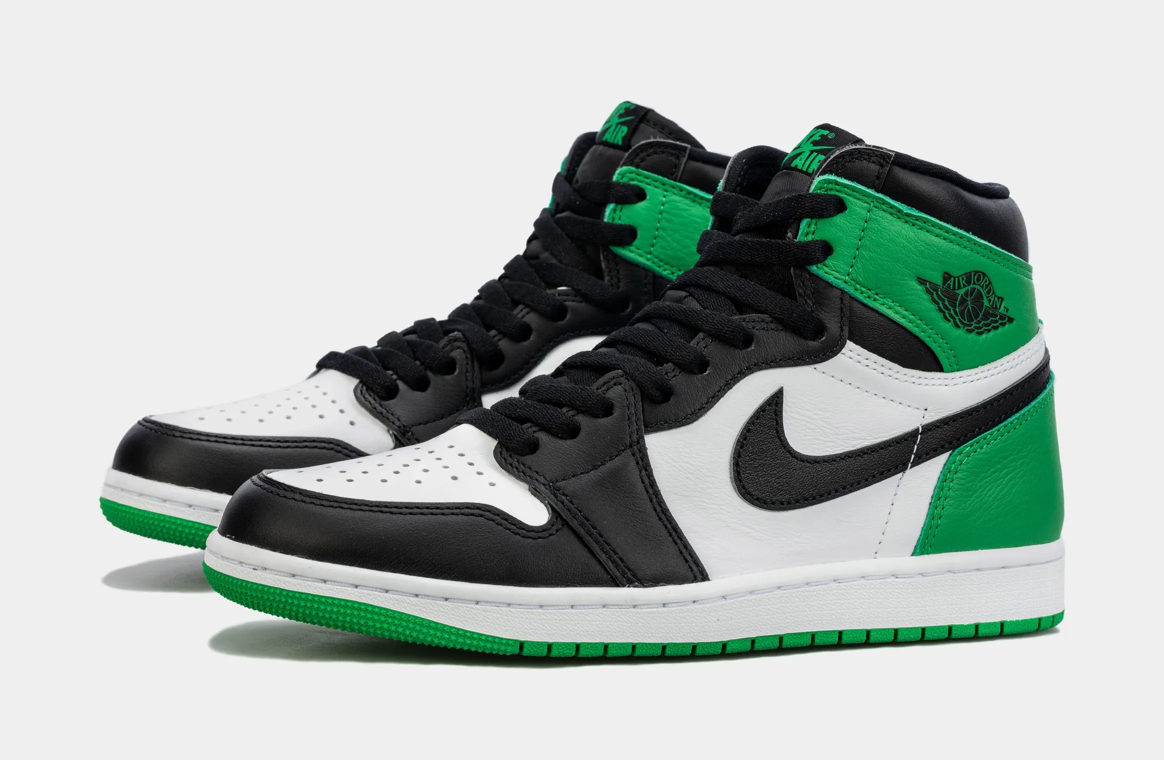 Air Jordan 1 Retro High OG Lucky Green Mens Lifestyle Shoes (Black/Green)