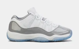 Air Jordan 11 Retro Cement Grey Grade School Lifestyle Shoes (Grey/Blue)