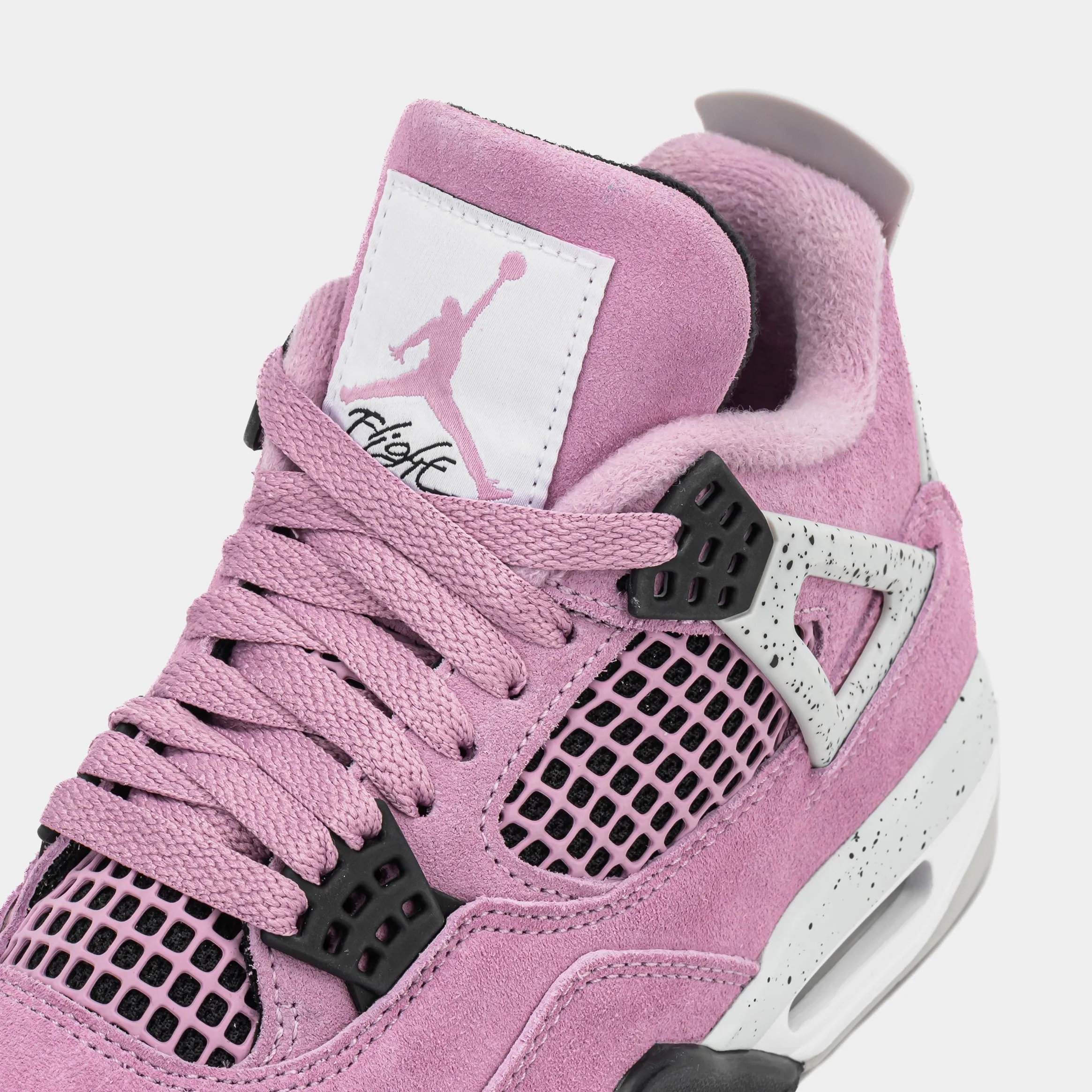 Air Jordan 4 Retro Orchid Womens Lifestyle Shoes (Orchid/Neutral Grey/Black/White) Limit One Per Customer