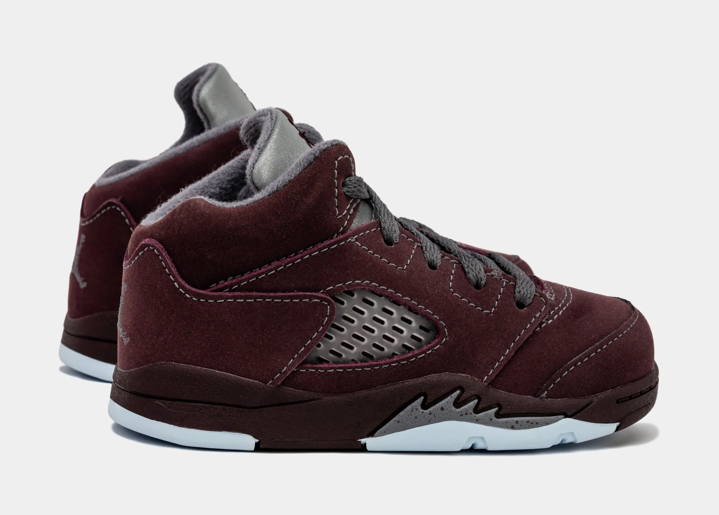 Air Jordan 5 Retro SE Burgundy Infant Toddler Lifestyle Shoes (Burgundy)