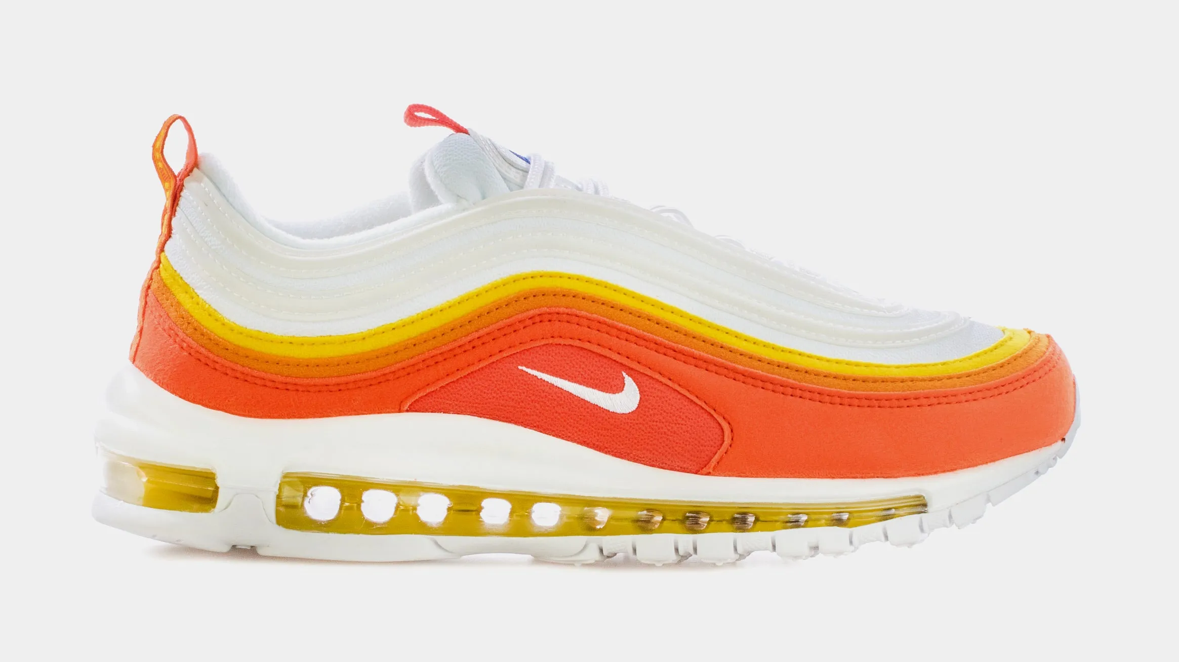 Air Max 97 Athletic Club Mens Running Shoes (White/Orange)