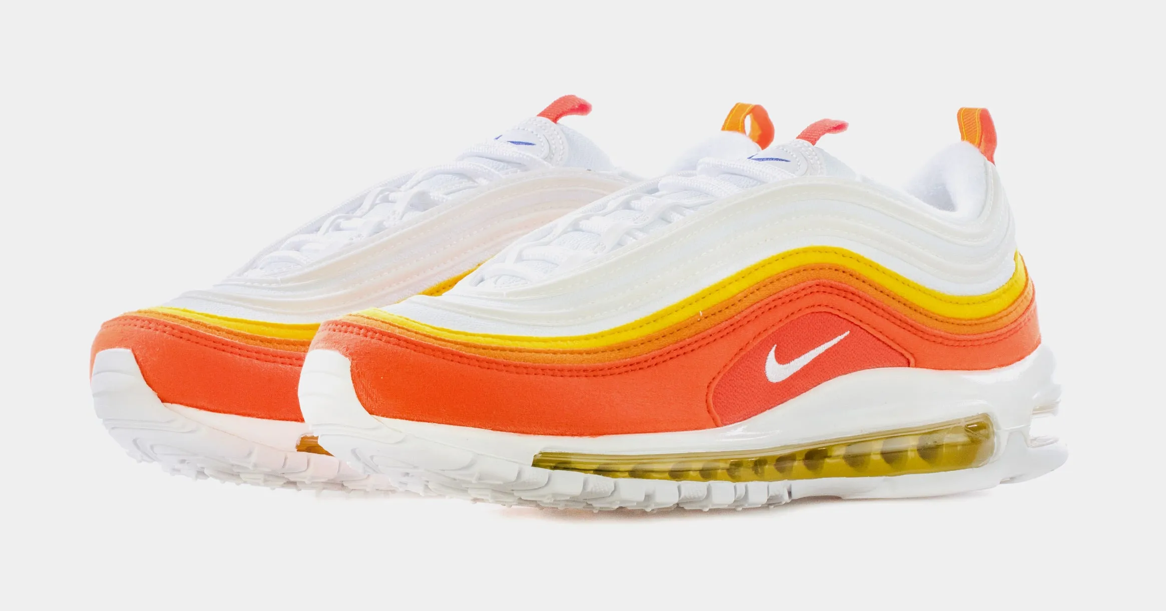 Air Max 97 Athletic Club Mens Running Shoes (White/Orange)