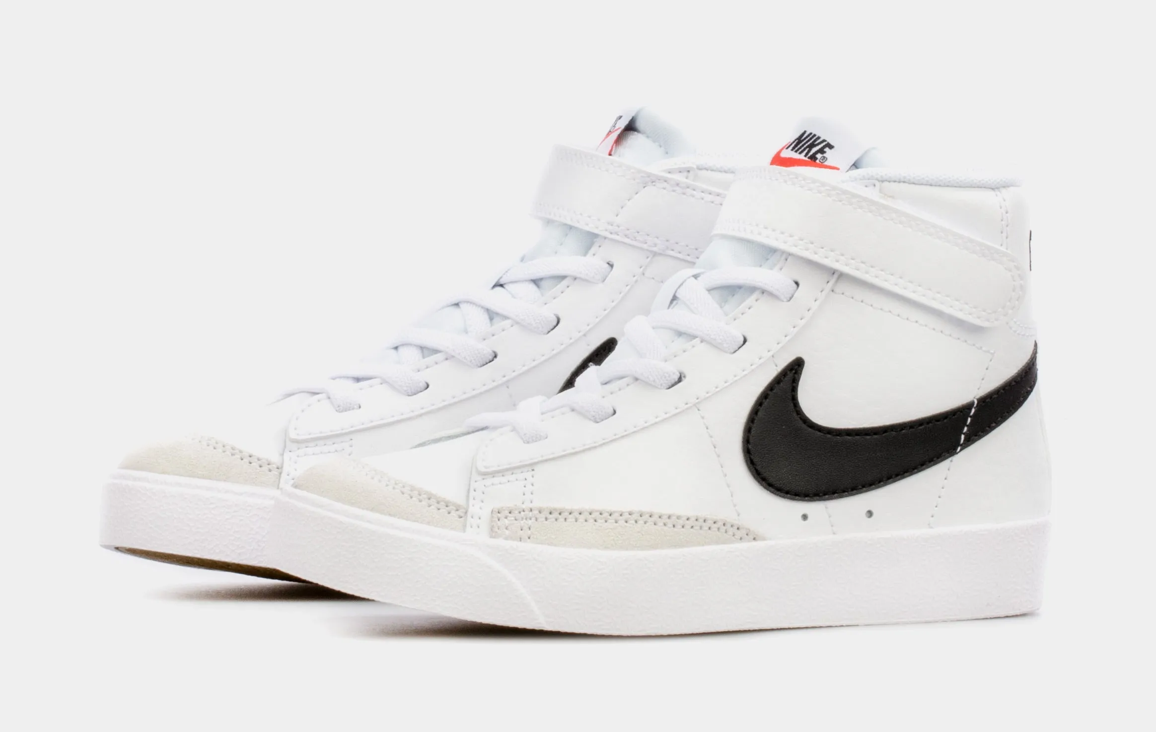 Blazer Mid '77 Preschool Lifestyle Shoes (White/Black)