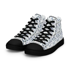 CARAUANA Fashionable canvas high top black