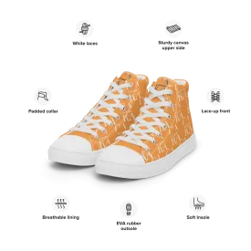 CARAUANA Hip Hop canvas shoes Orange Branded