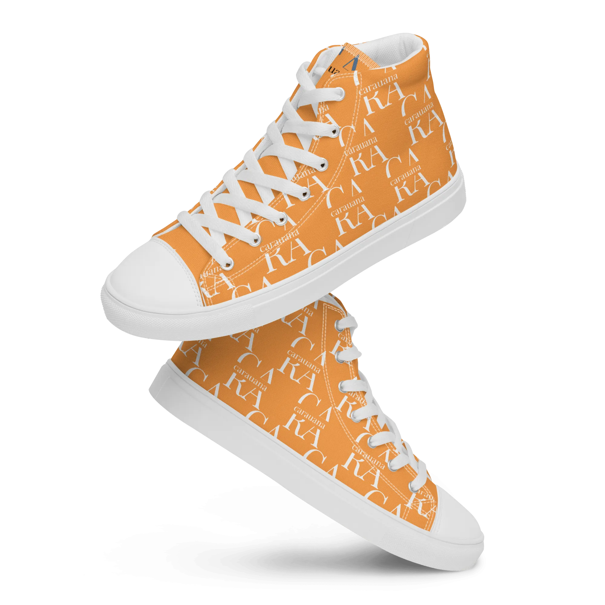 CARAUANA Hip Hop canvas shoes Orange Branded