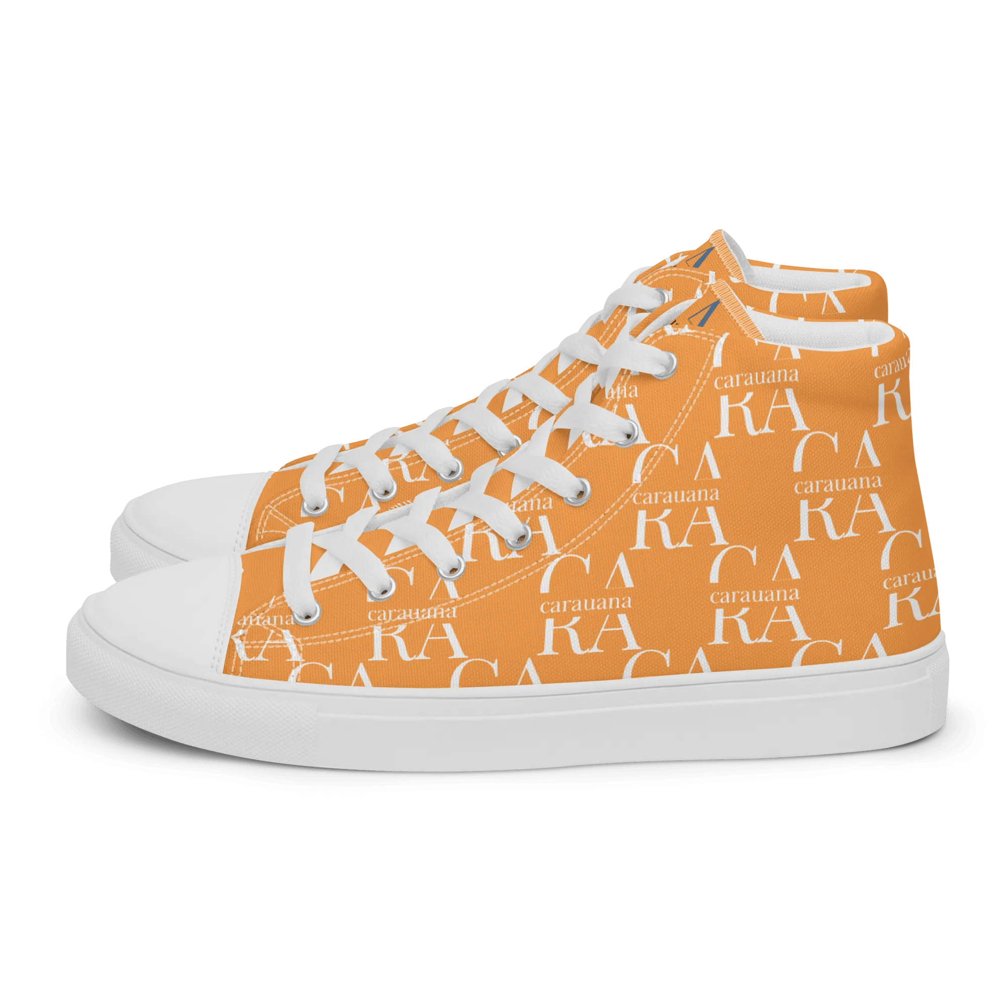 CARAUANA Hip Hop canvas shoes Orange Branded