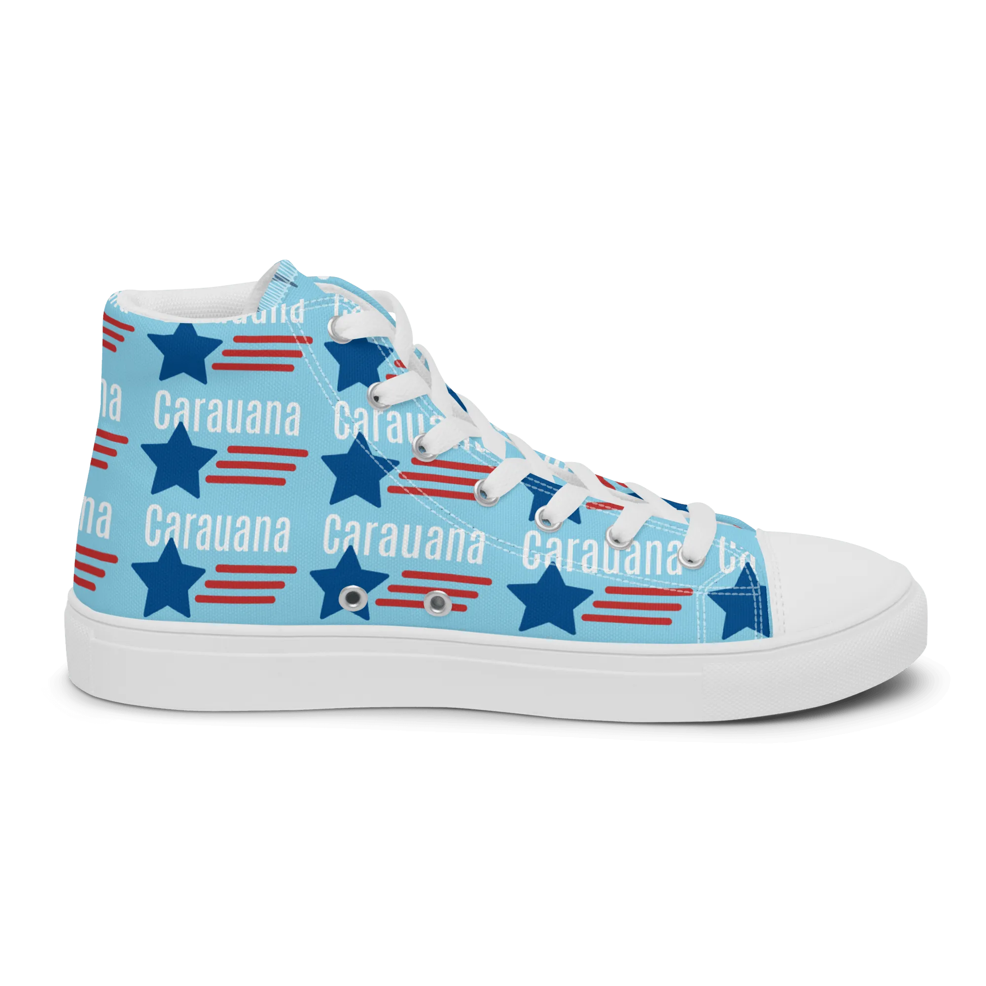 CARAUANA Hip Hop canvas shoes sky blue USA