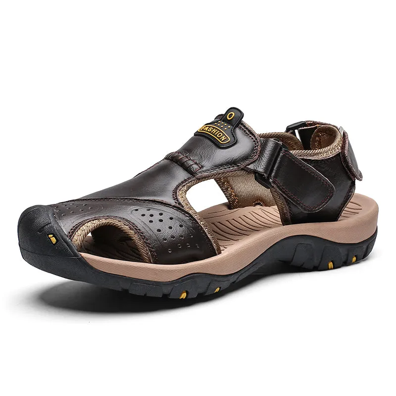 Closed Toe Sandals Sport Hiking Sandal Athletic Walking Sandals Fishermen Outdoor 7238