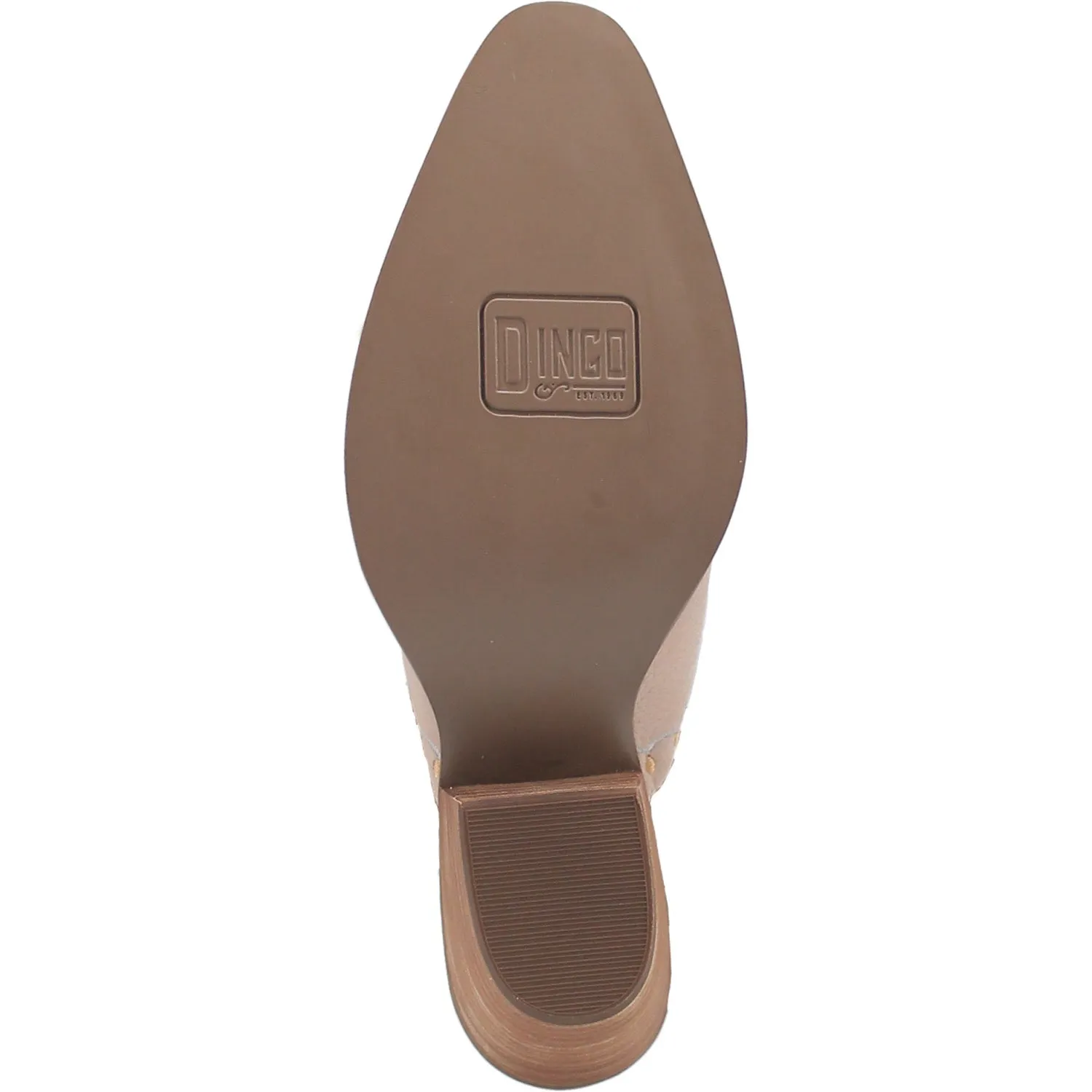 Dingo Womens Wildflower Mule Mule Shoes Leather Sand