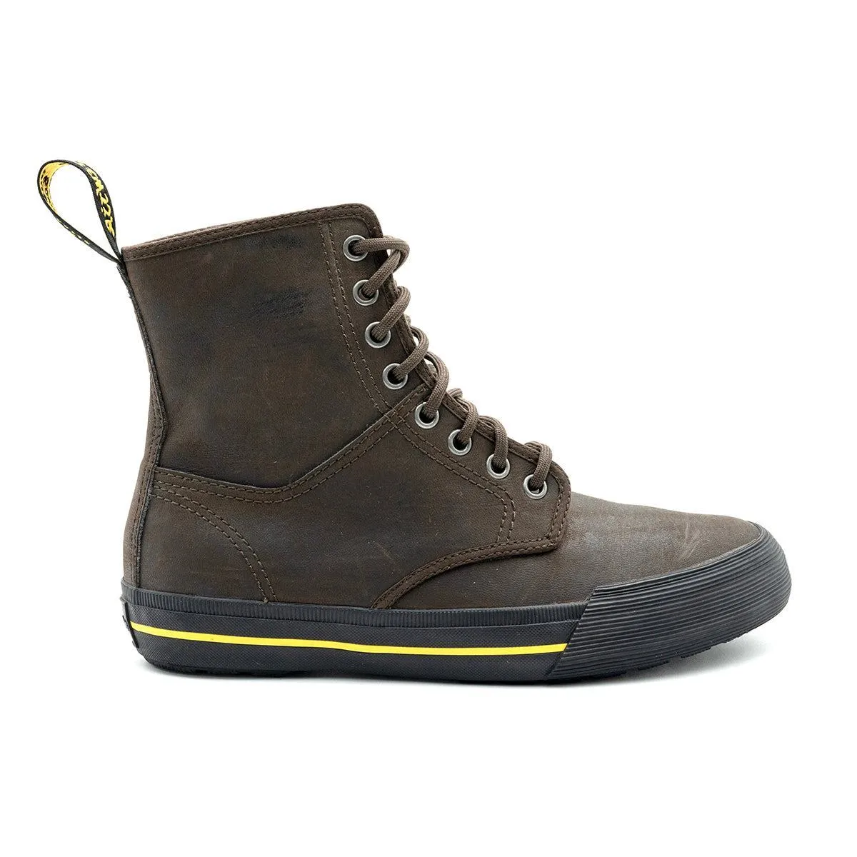 Dr. Martens High-Top Sneakers Leather Brown Colour For Women