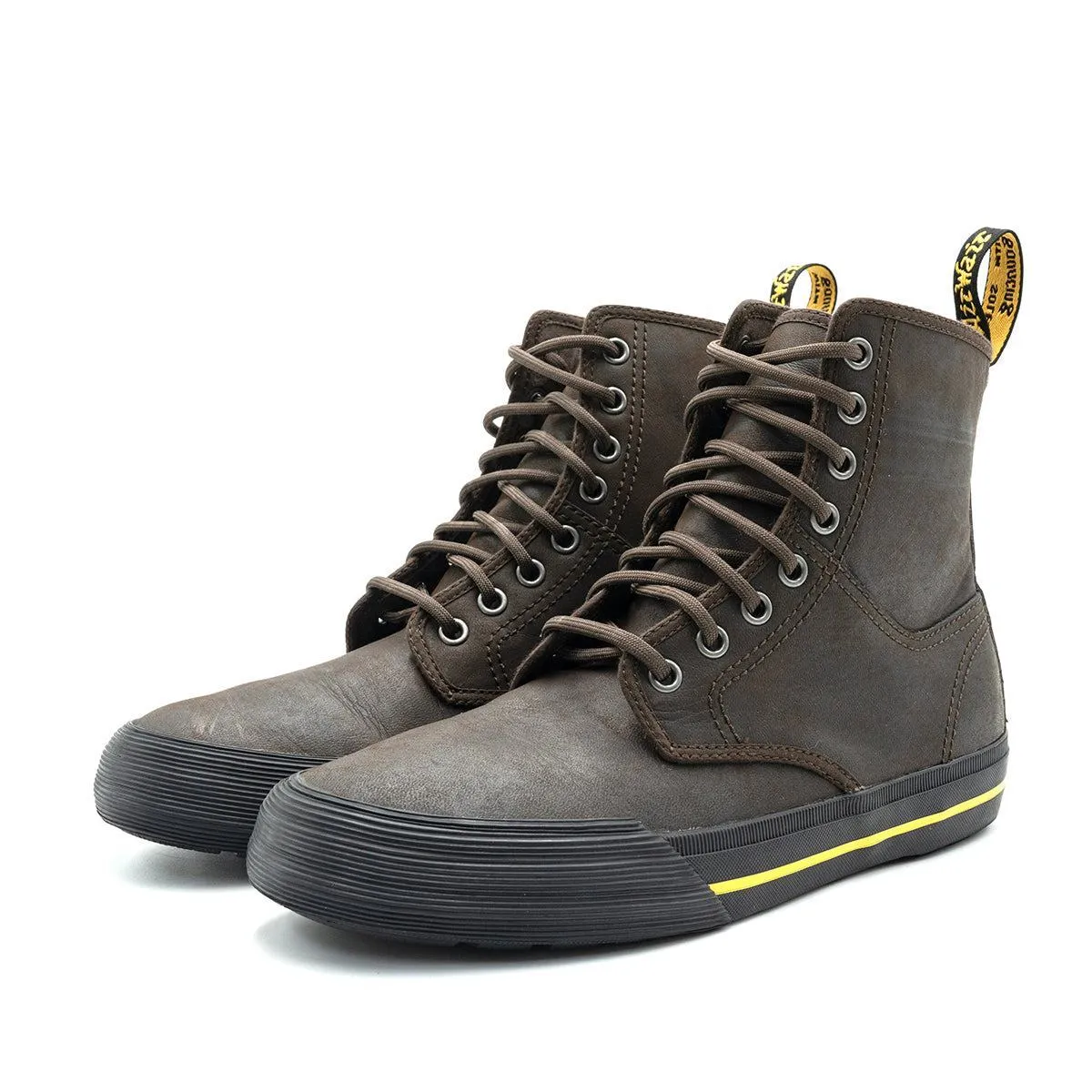 Dr. Martens High-Top Sneakers Leather Brown Colour For Women