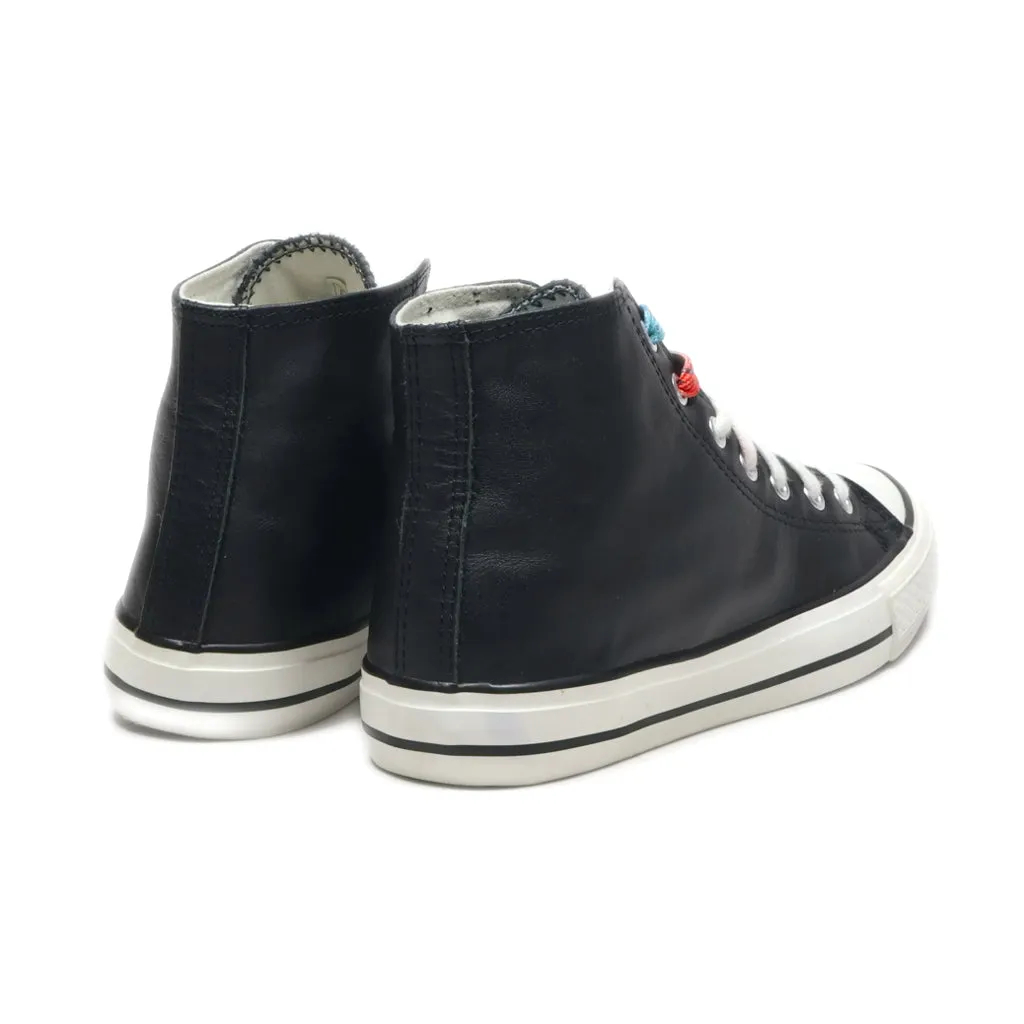 Esmara High-Top Sneakers Leather Black Colour For Women