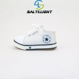 Hot sale children casual canvas shoes flat toddler shoes for boys girls outdoor lace up kids fashion sneakers size 21-25