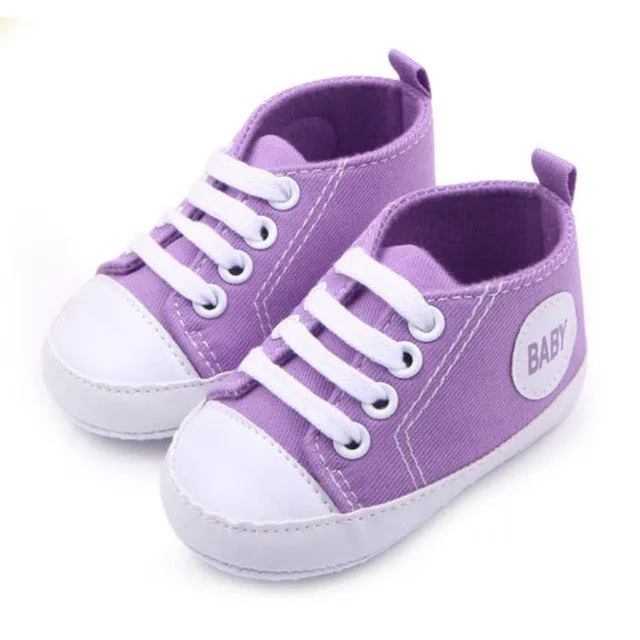 Infant Toddler Sneakers Baby Boys Girls Soft Sole Crib Shoes to 0-18Months G39