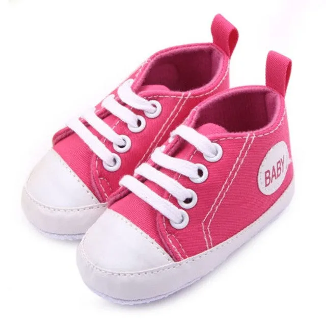 Infant Toddler Sneakers Baby Boys Girls Soft Sole Crib Shoes to 0-18Months G39