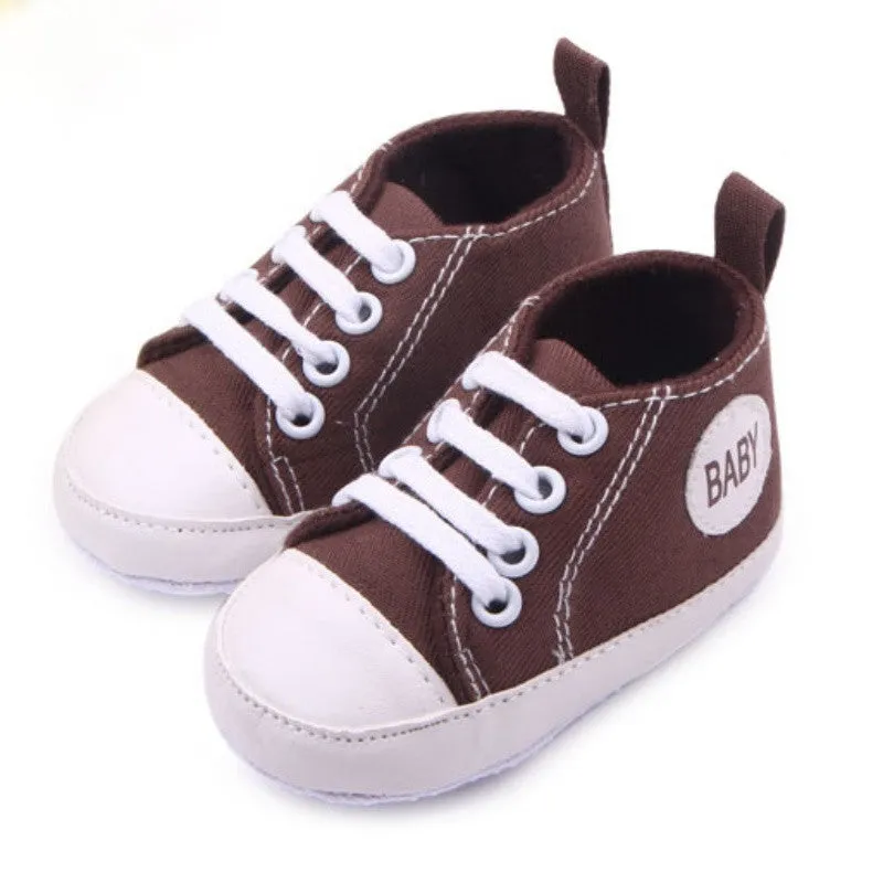 Infant Toddler Sneakers Baby Boys Girls Soft Sole Crib Shoes to 0-18Months G39