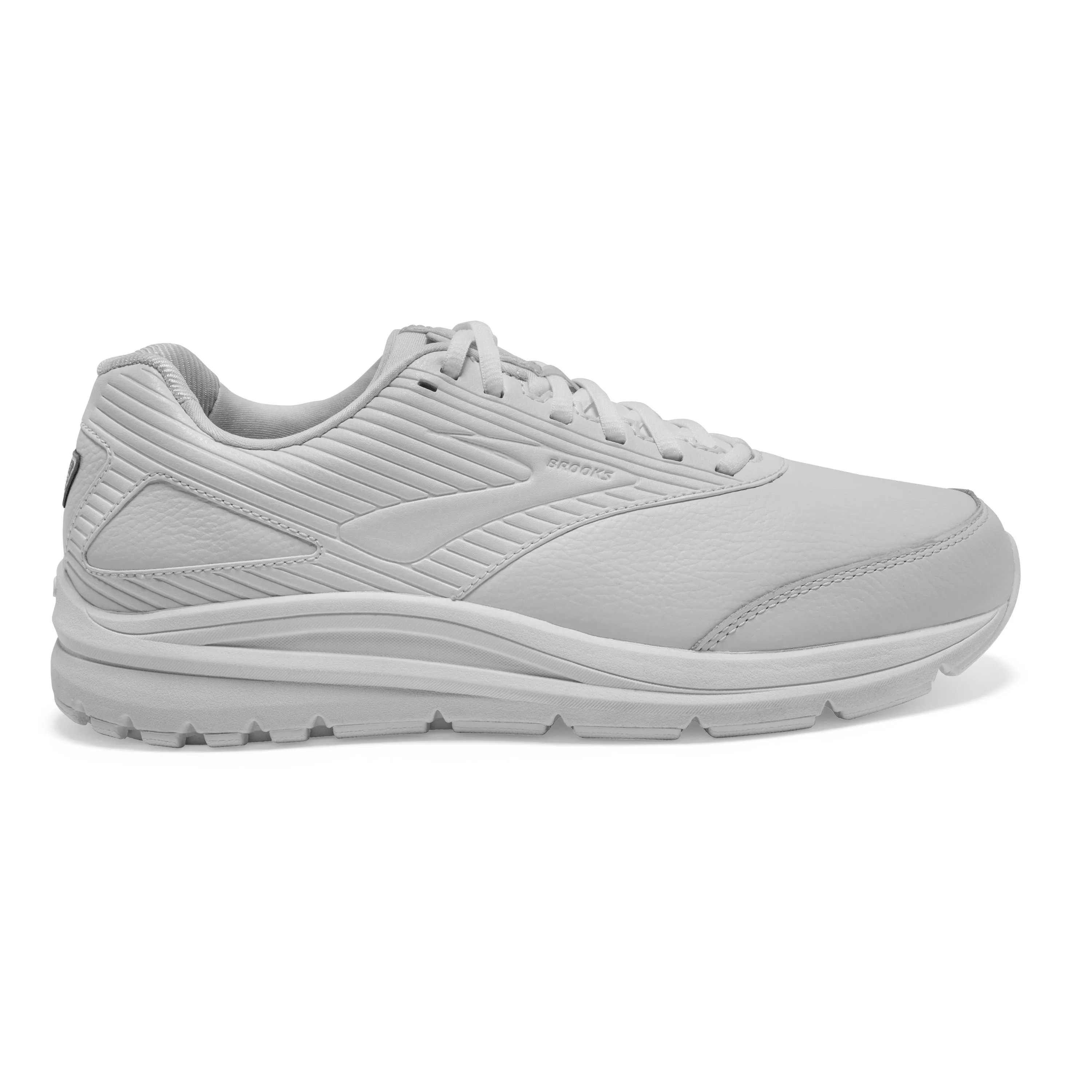 Men's Brooks Addiction Walker 2 Color: White/White