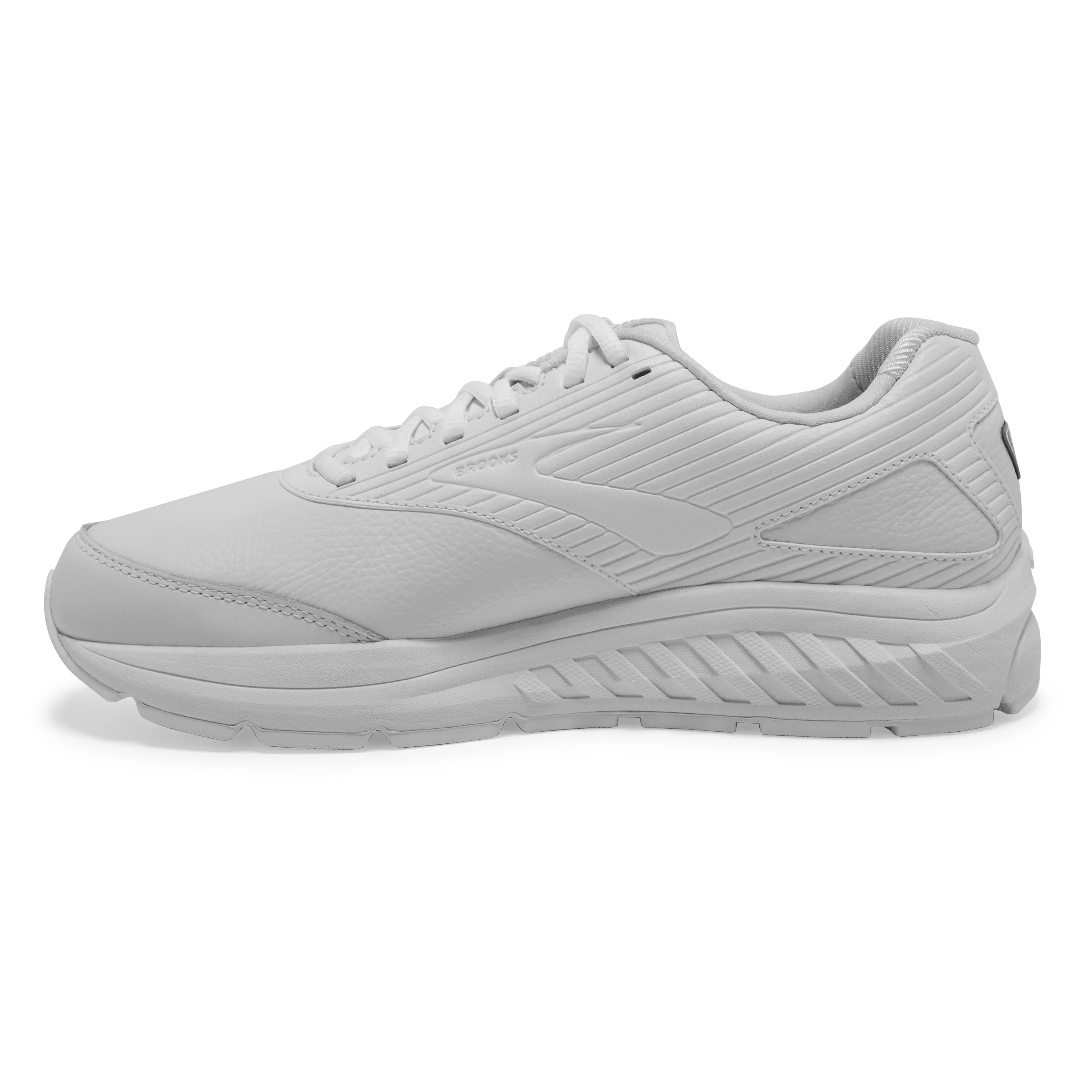 Men's Brooks Addiction Walker 2 Color: White/White