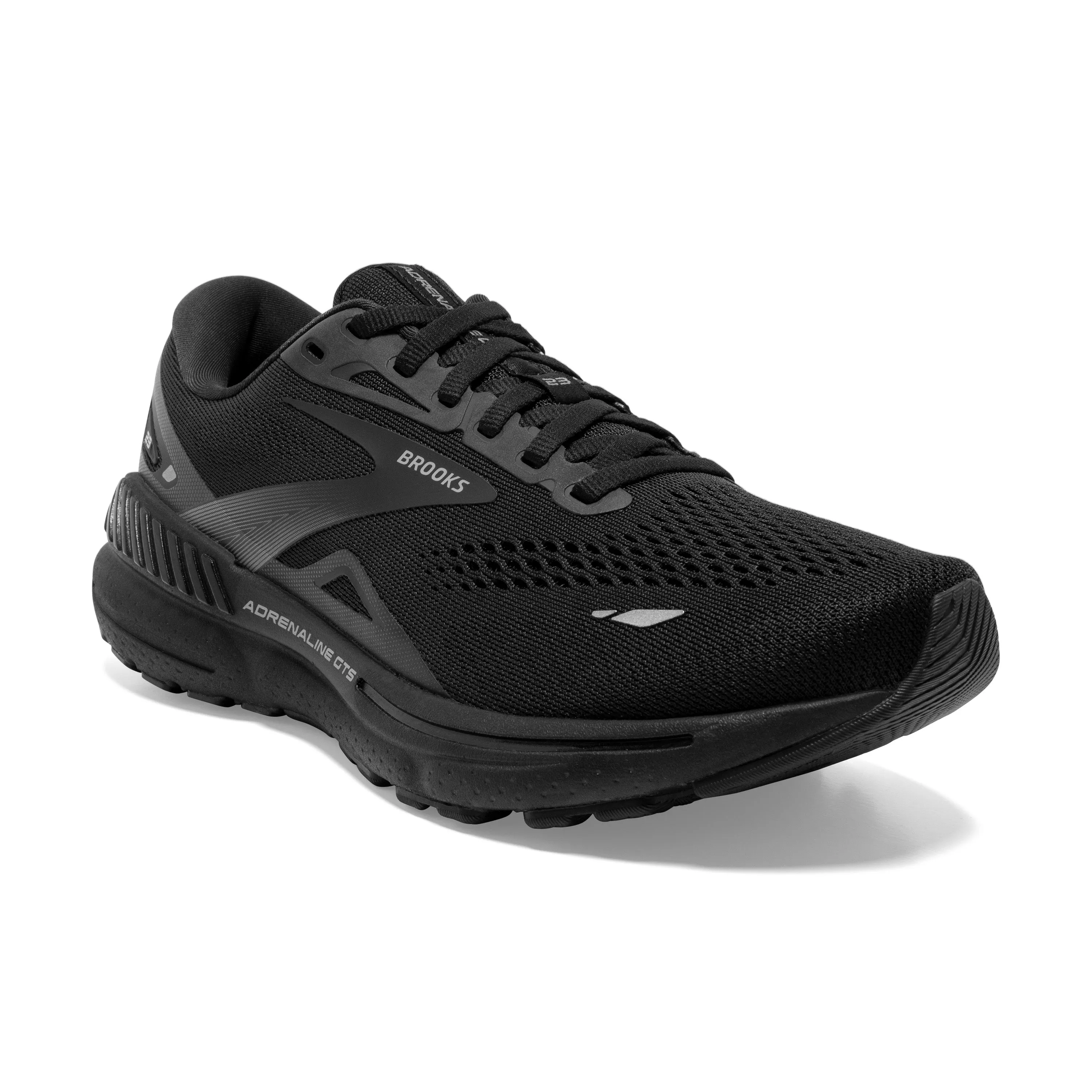 Men's Brooks Adrenaline GTS 23 Color: Black / Black / Ebony