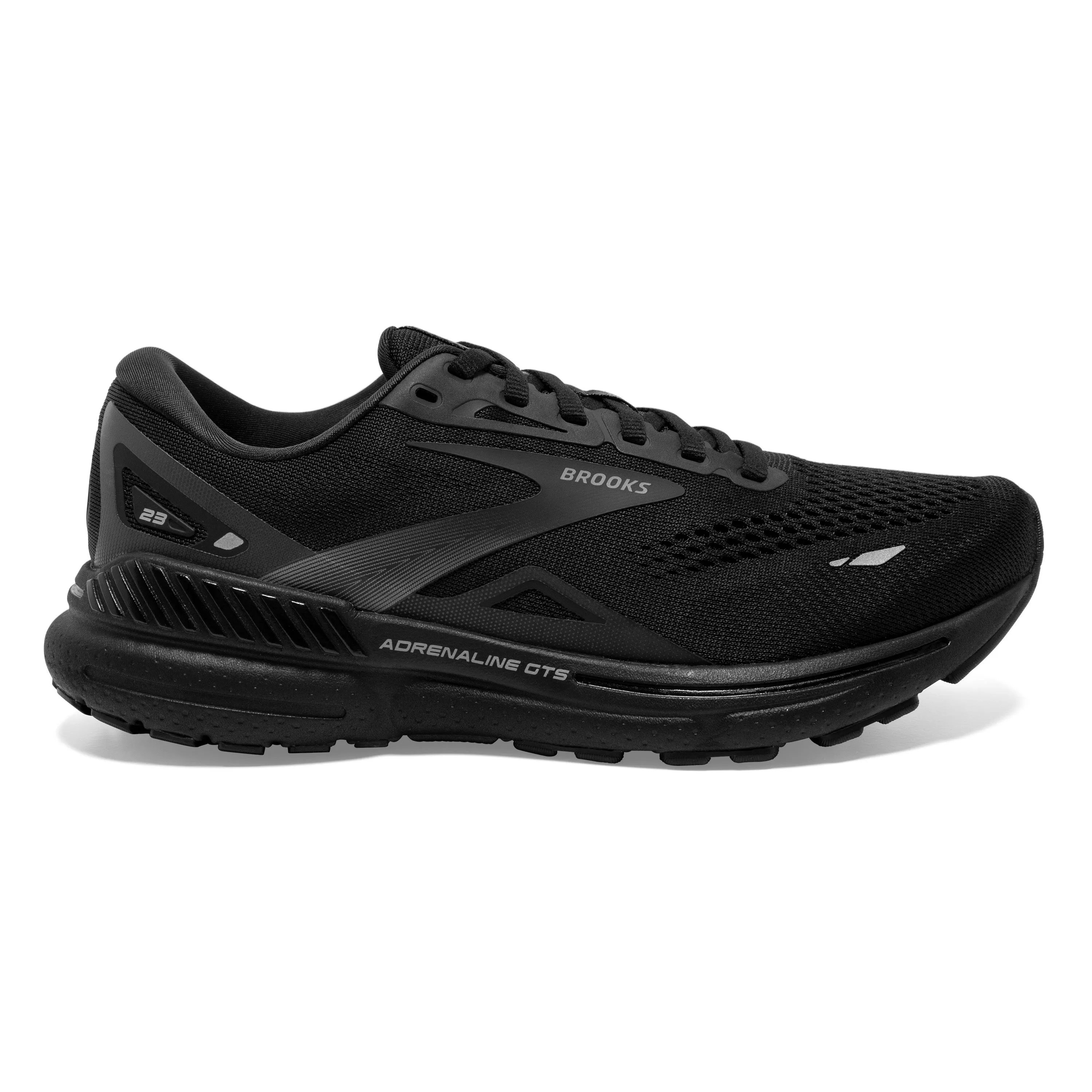 Men's Brooks Adrenaline GTS 23 Color: Black / Black / Ebony