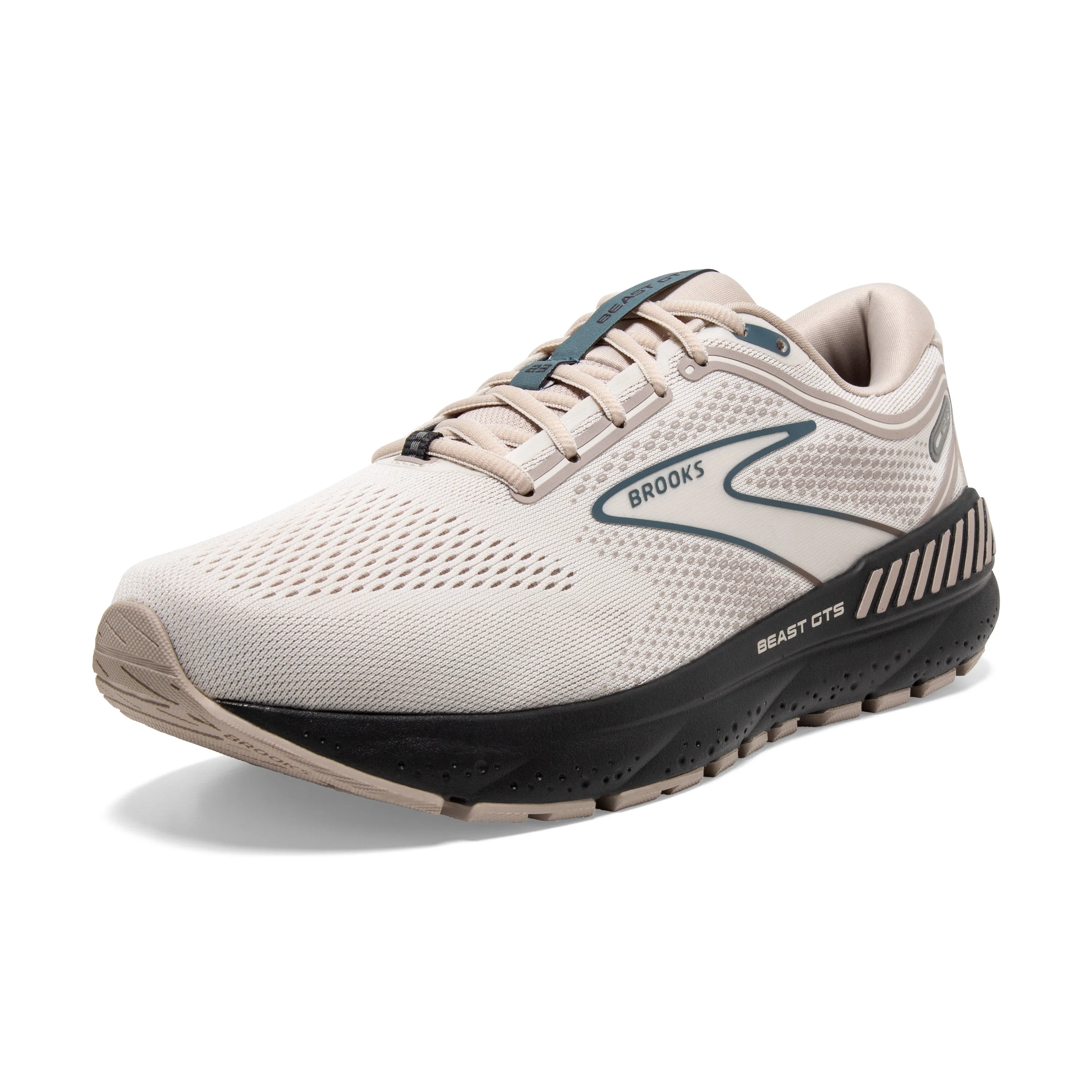 Men's Brooks Beast GTS 23 Color: Chateau Grey/ White / Blue