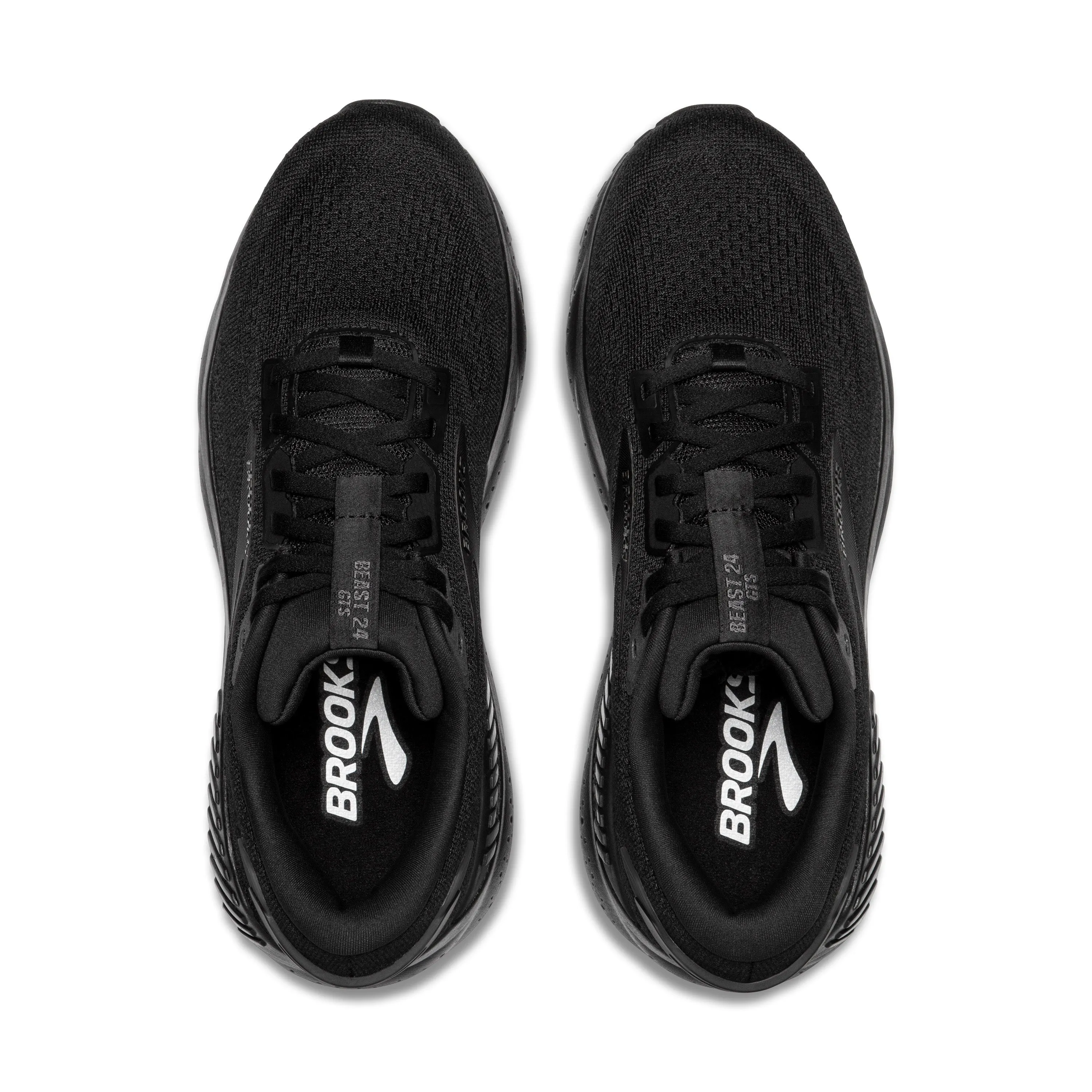 Men's Brooks Beast GTS 24 Color: Black/Black/Ebony (WIDE & EXTRA WIDE WIDTH )