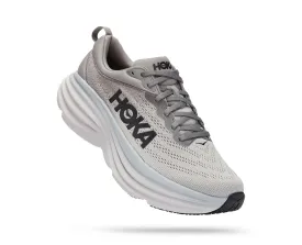 Men's Hoka Bondi 8 Color: Sharkskin / Harbor Mist (WIDE WIDTH)