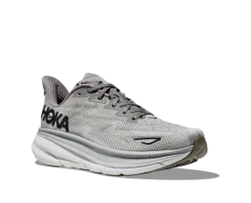 Men's Hoka One One Clifton 9 Color: Harbor Mist / Black (WIDE WIDTH)