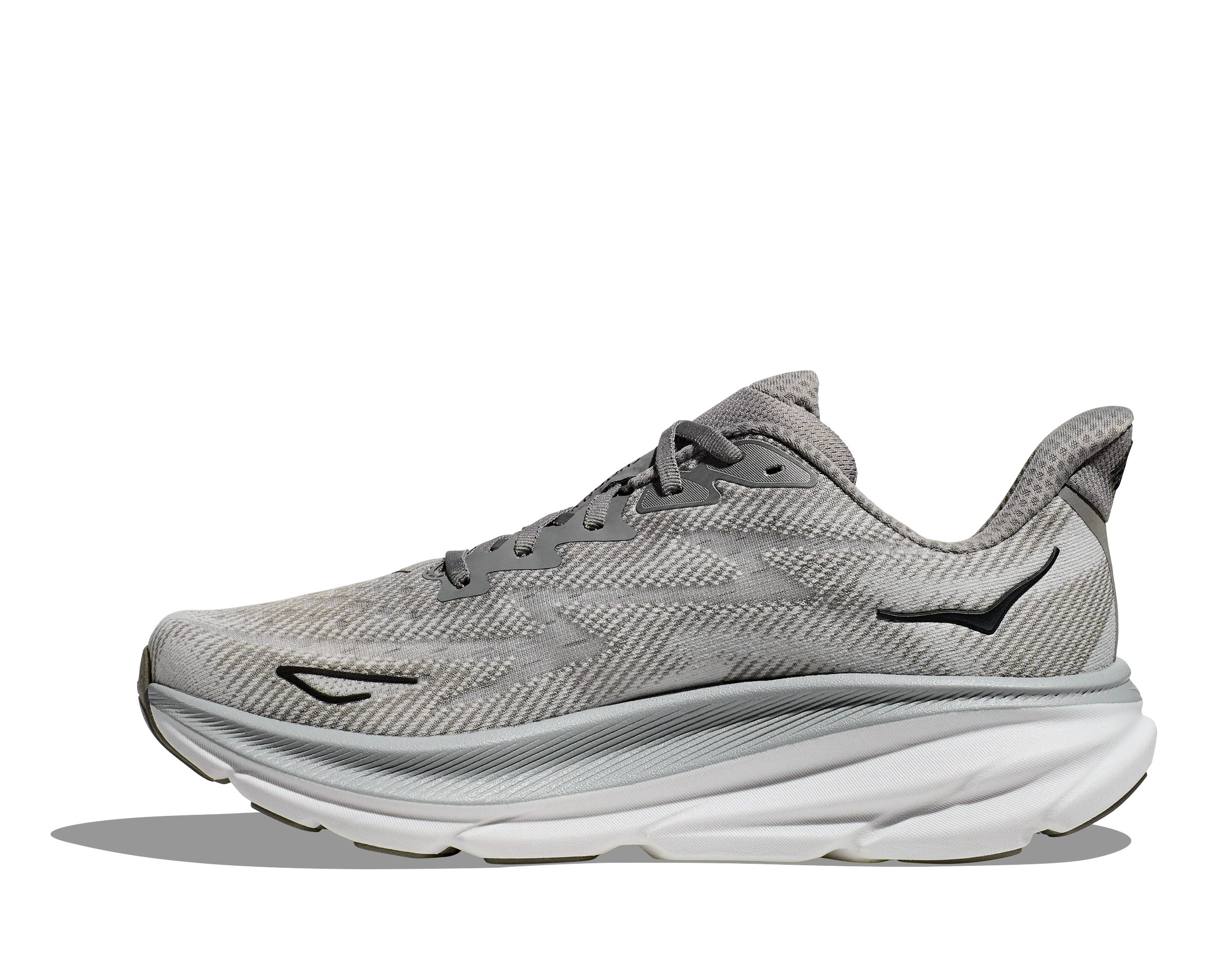 Men's Hoka One One Clifton 9 Color: Harbor Mist / Black (WIDE WIDTH)