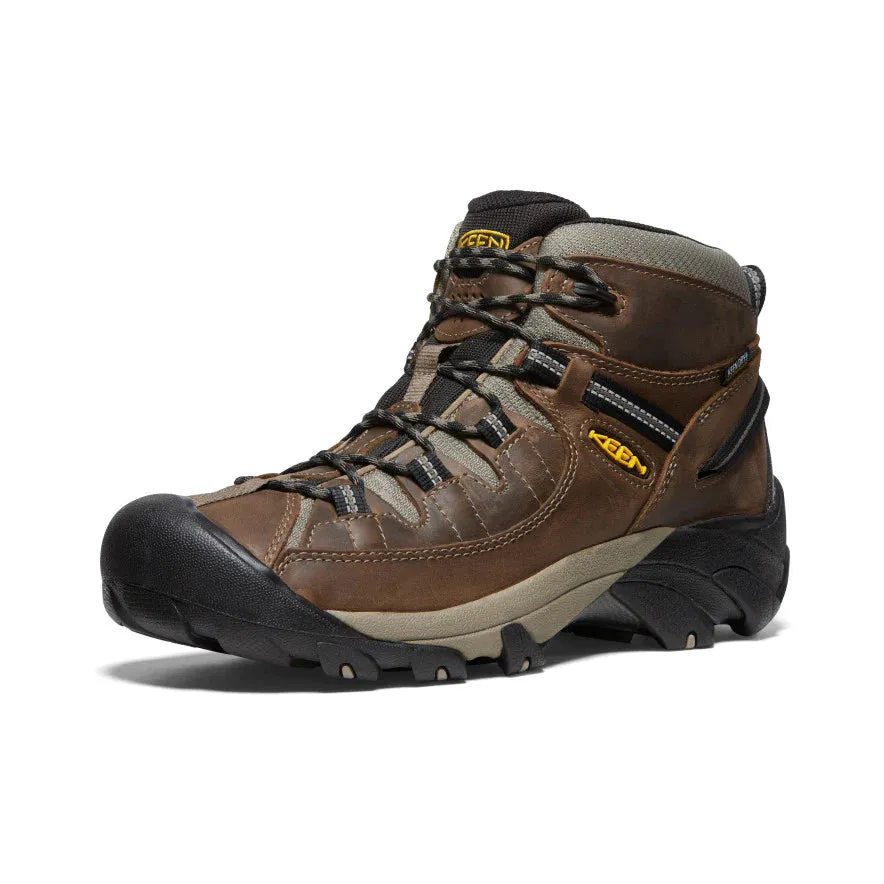 Men's Keen Targhee II Mid Waterproof Hiking Boots Color: Shitake/ Brindle