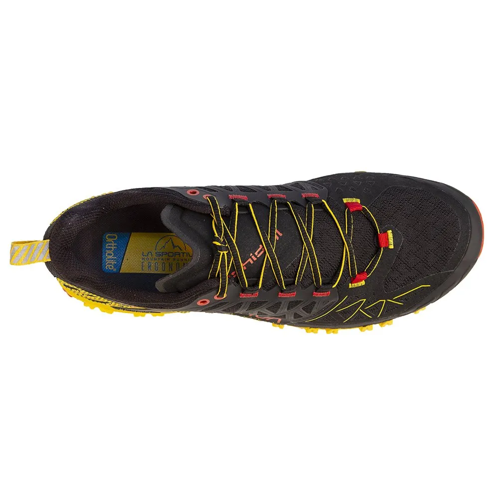 Men's La Sportiva Bushido II GTX Color: Black/ Yellow