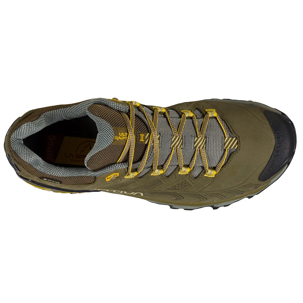 Men's La Sportiva Ultra Raptor II Leather GTX Color: Ivy/ Cedar