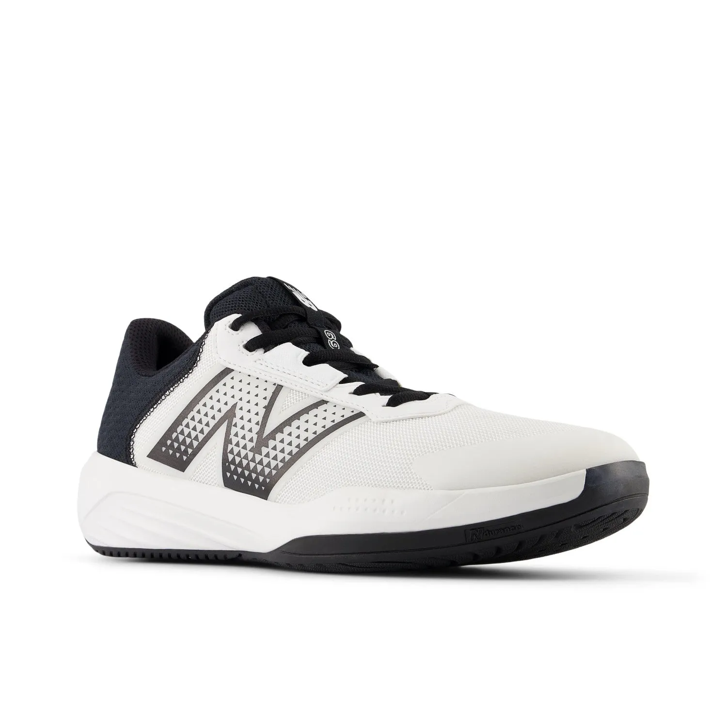 Men's New Balance 696v6 Color: White with Black