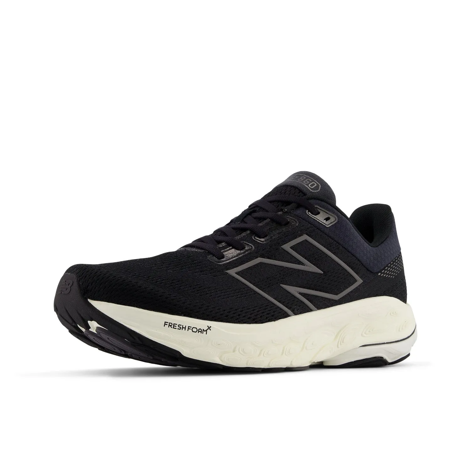 Men's New Balance Fresh Foam X 860v14 Color: Black with Phantom and Sea Salt