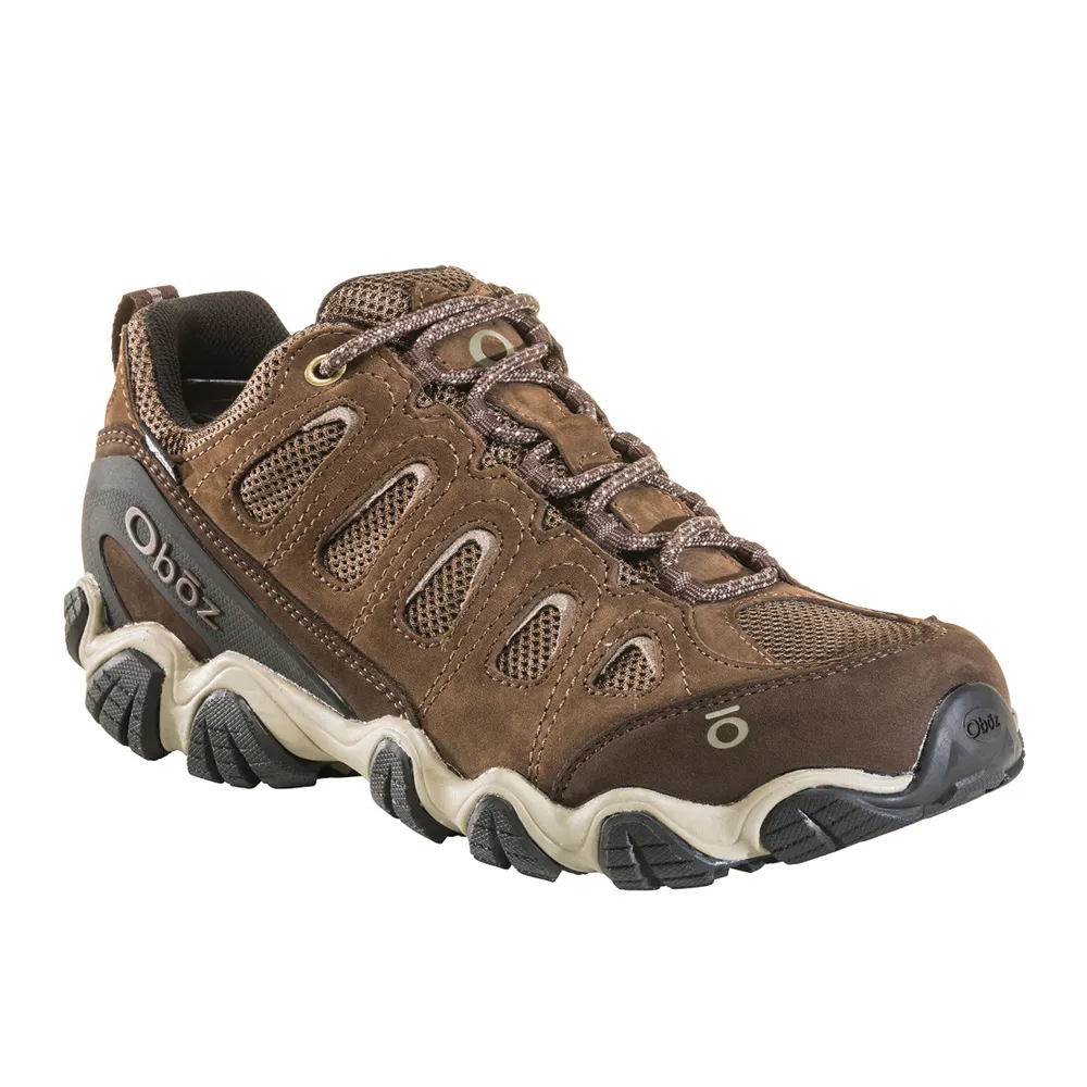 Men's Oboz Sawtooth II Low Waterproof Color: Walnut