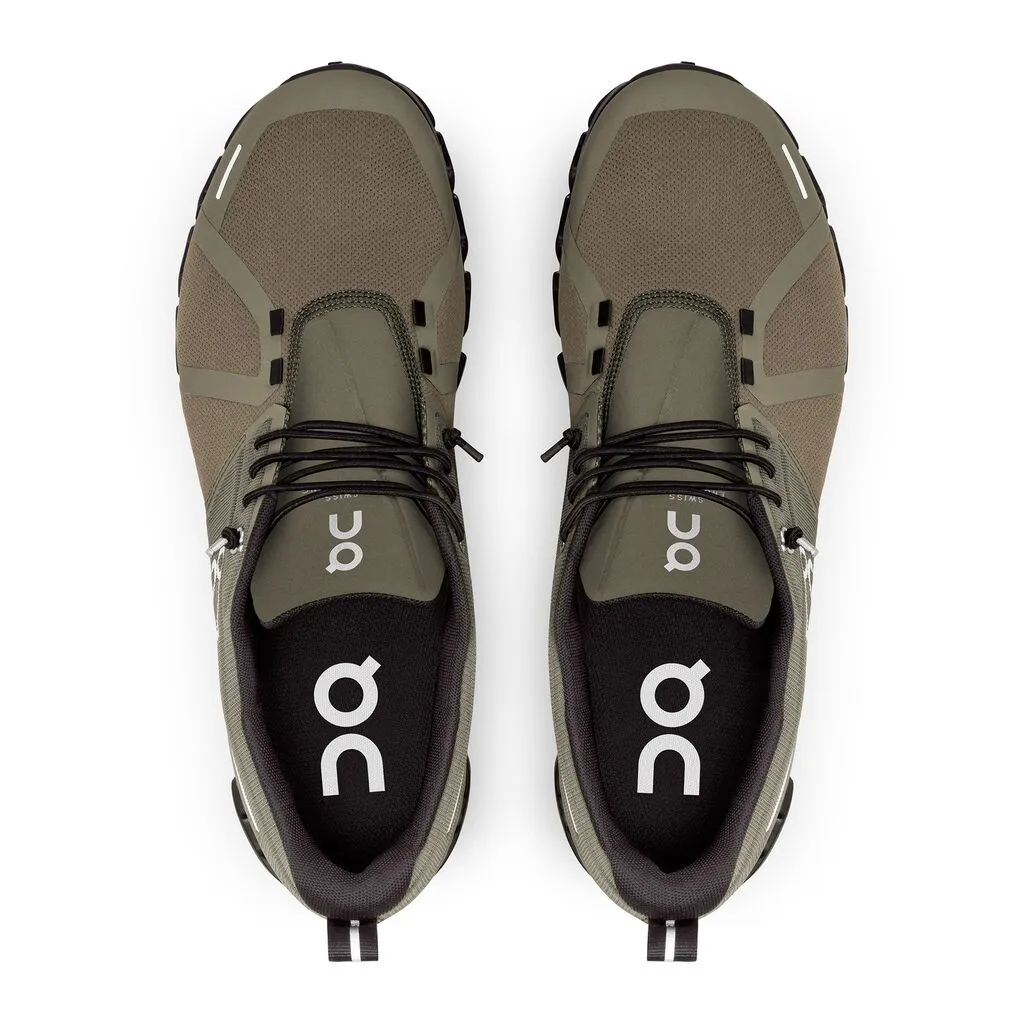 Men's On-Running Cloud 5 Waterproof Color: Olive | Black