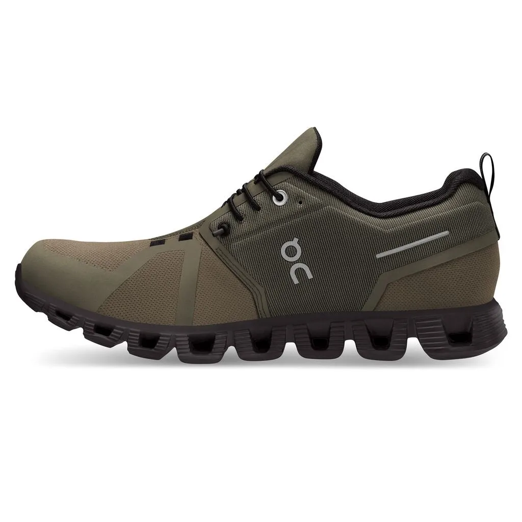 Men's On-Running Cloud 5 Waterproof Color: Olive | Black