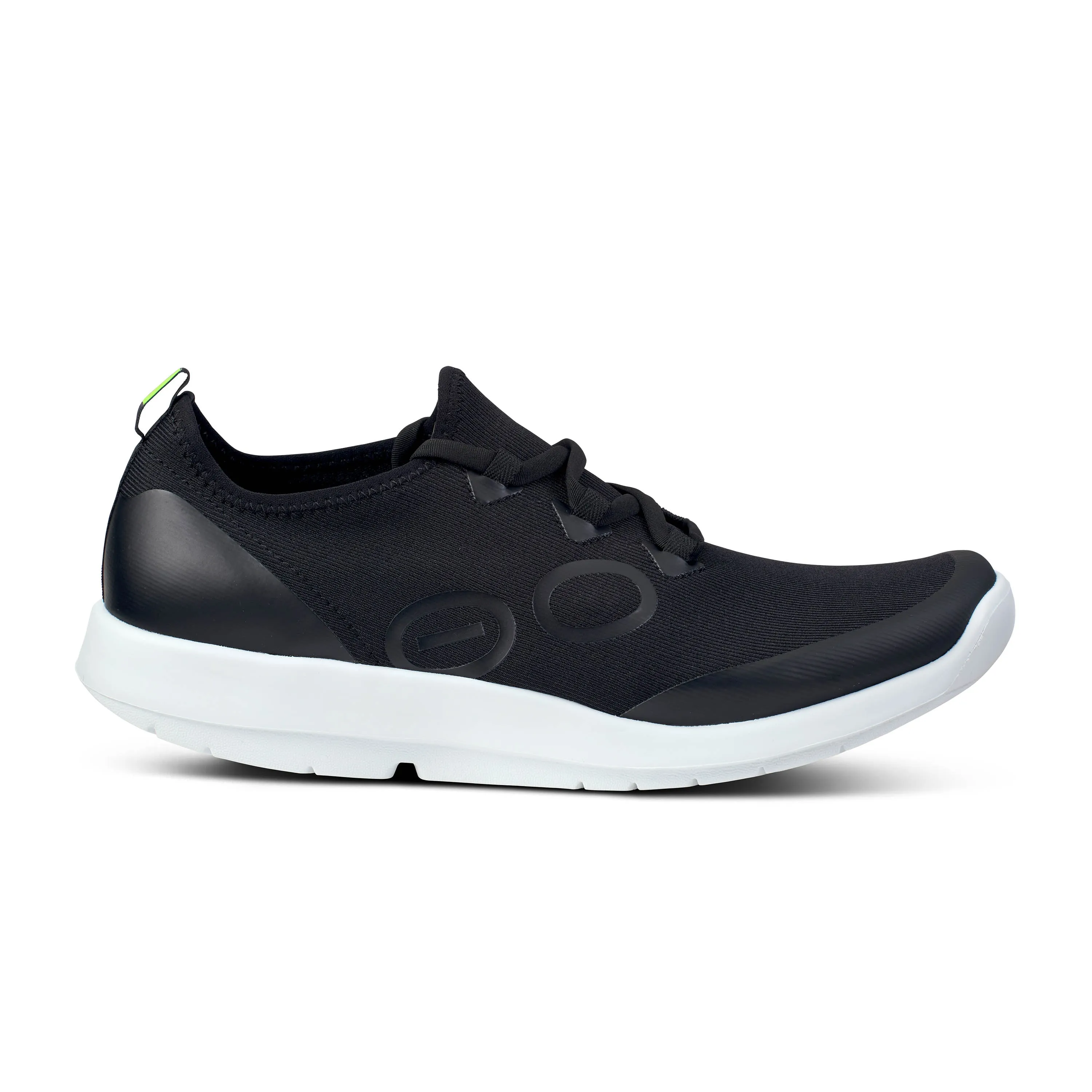 Men's Oofos OOmg Sport lS Low Shoe Color: White Black