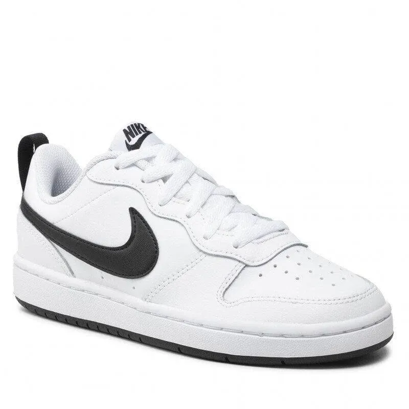 Nike Kid's Court Borough Low 2 Shoes - White / Black