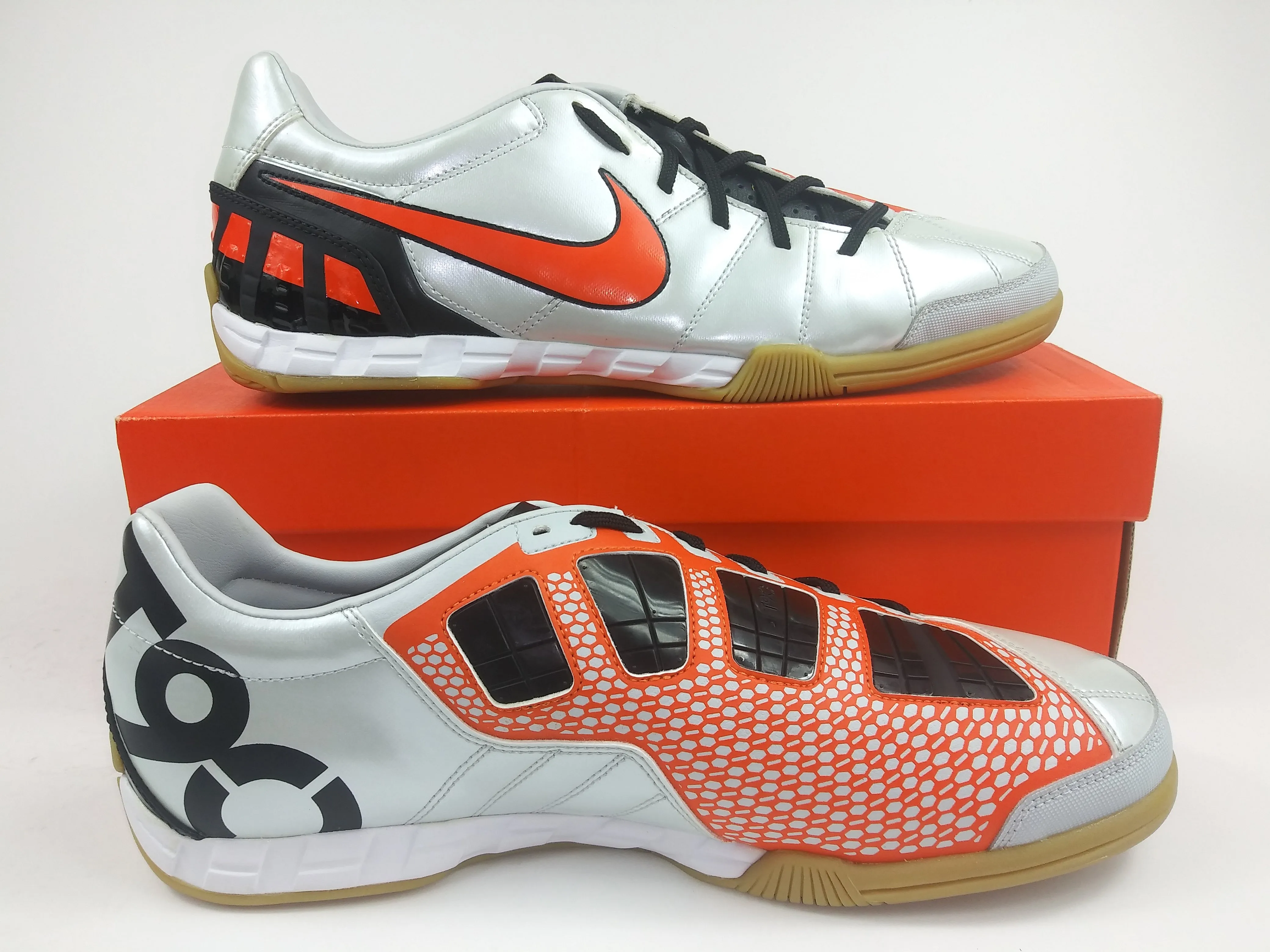 Nike Total90 Shoot lll IC Indoor Shoes White Orange