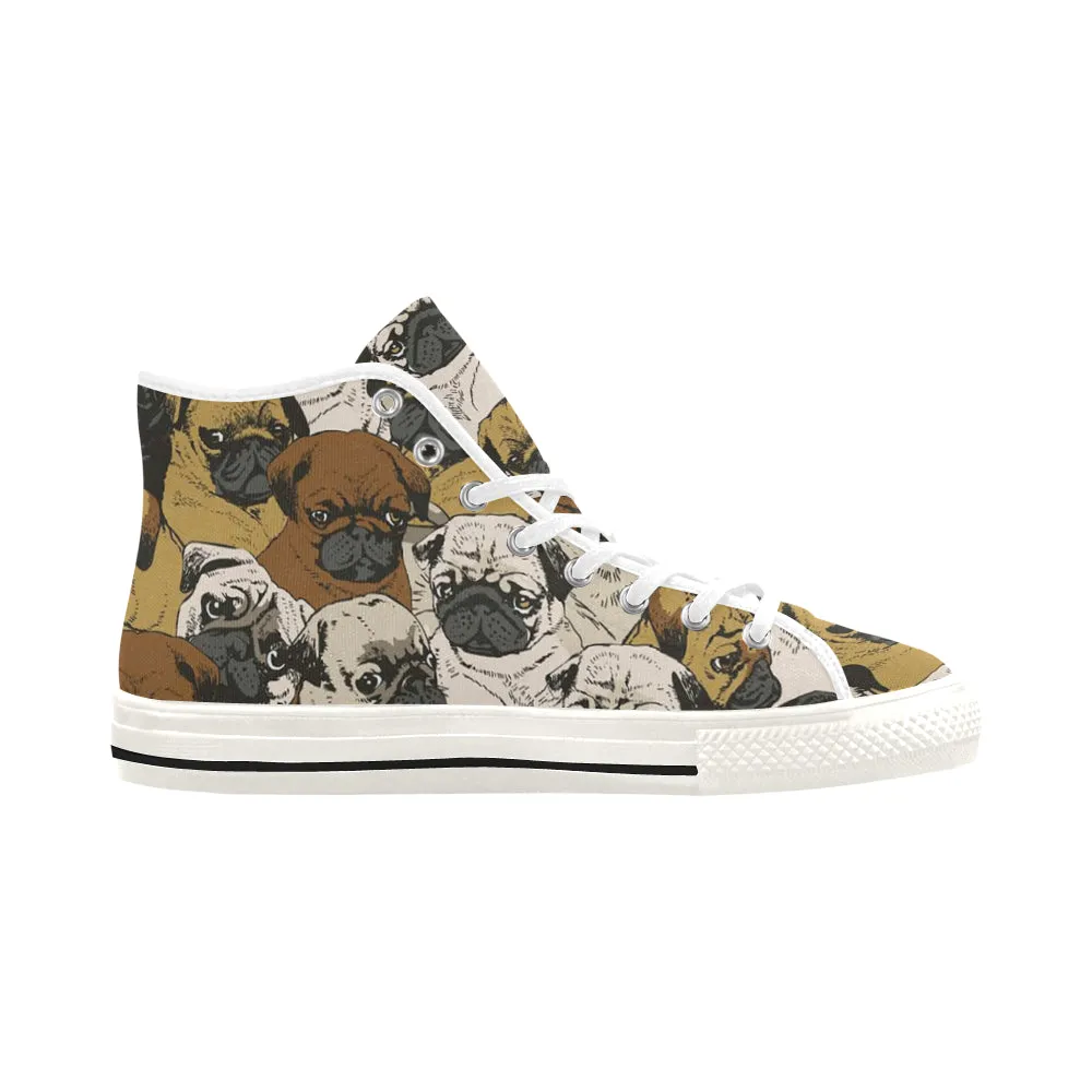 pug vintage Vancouver H Men's Canvas Shoes