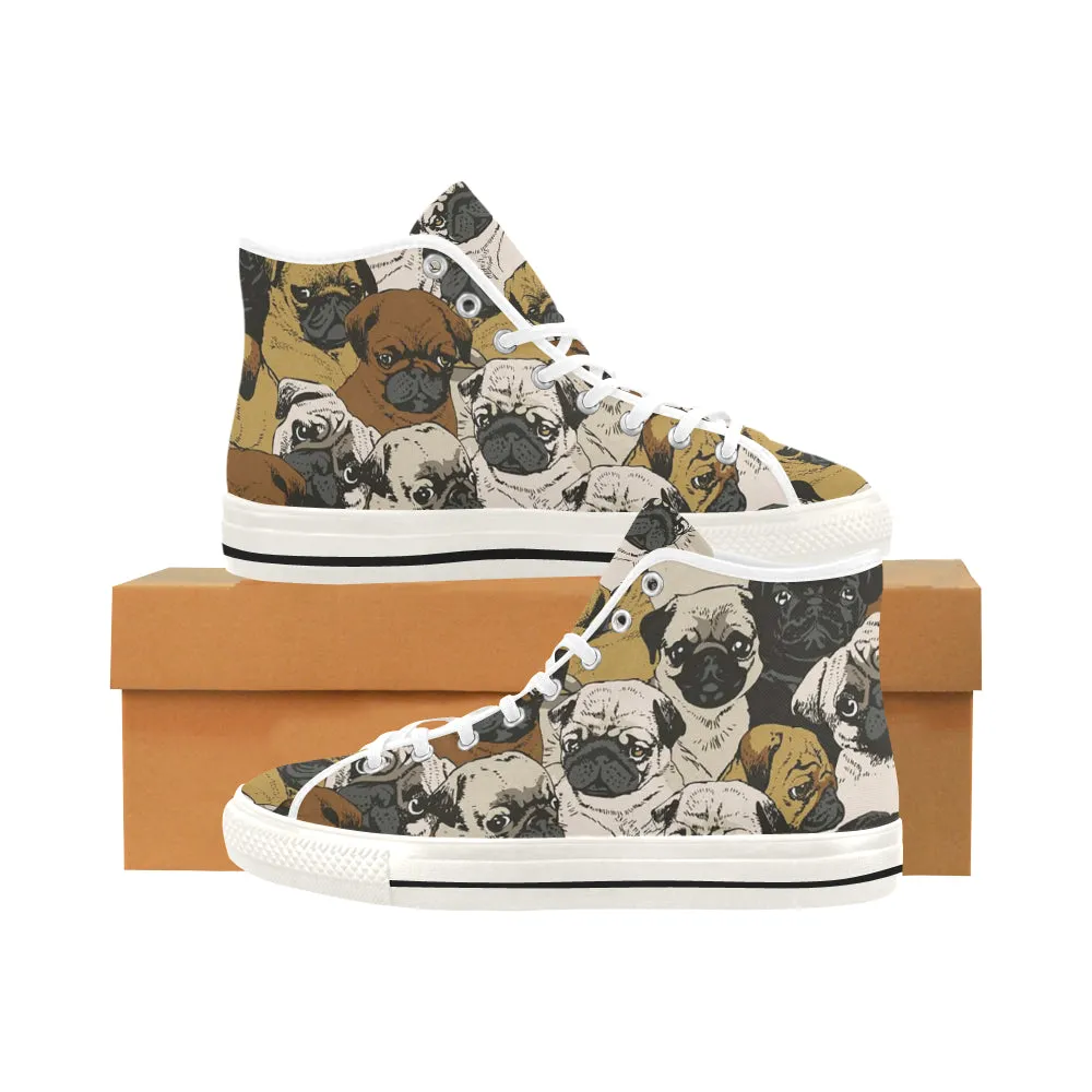 pug vintage Vancouver H Men's Canvas Shoes