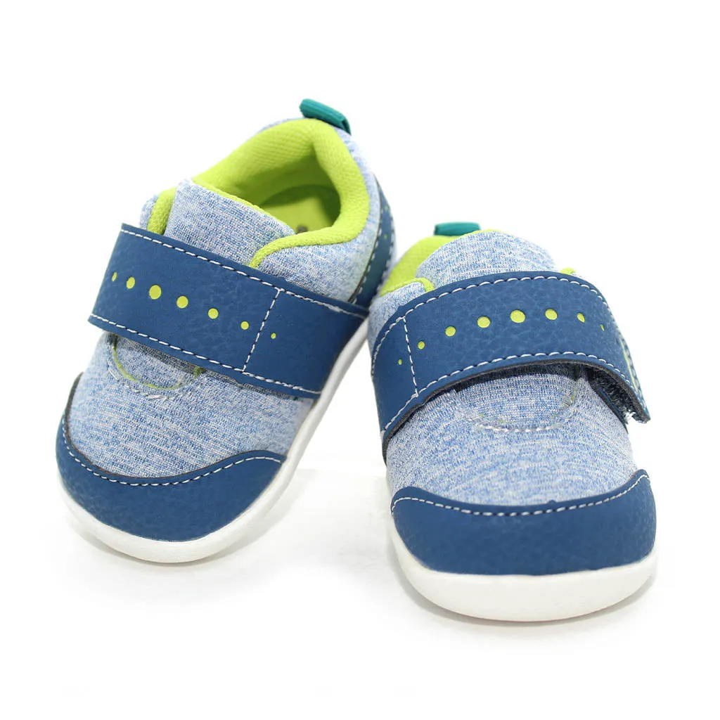 See Kai Run Ryder Sneakers Blue Green Infants Walkers Boys - Kids Shoes