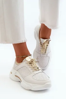 TEEK - White Split Coconut Sneakers