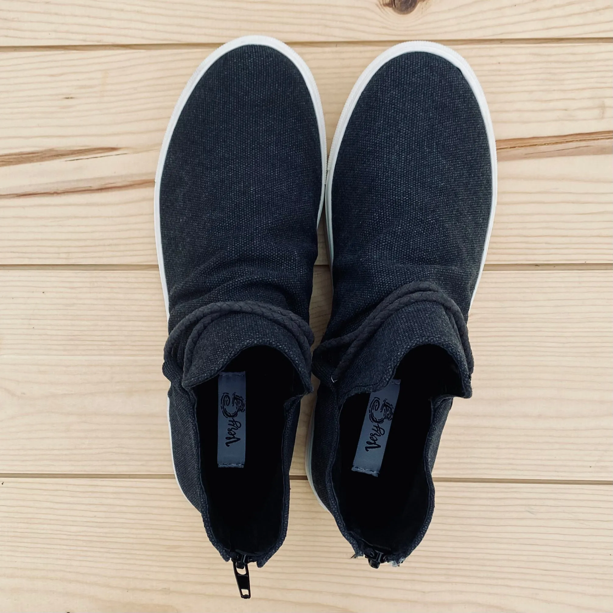 Very G "Legacy" Black Slip-on Shoes